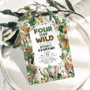 Search for boho 4th birthday invitations Four ever wild