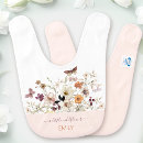 Search for monogram baby bibs Floral