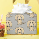 Search for doxie wrapping paper dog