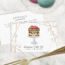 Search for cake decorating business cards Cupcake