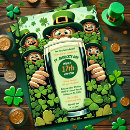 Search for funny st patricks day invitations Shamrock