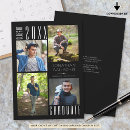 Search for modern graduation announcement cards photo collage