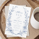Search for afternoon tea invitations Dusty blue