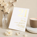Search for 21st birthday invitations Modern