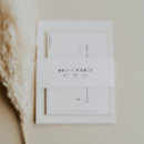 Search for wedding invitation belly bands Elegant