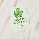 Search for march birthday invitations Shamrock