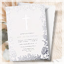 Search for silver and white invitations Simple