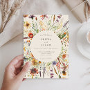 Search for wildflower wedding invitations Simple