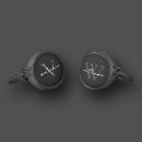 Search for monogram cufflinks Black and white