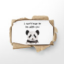Search for panda bear business cards Funny