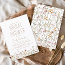 Search for elegant bridal shower invitations whimsical wildflowers