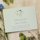 Search for cornflower blue wedding invitations Wildflowers