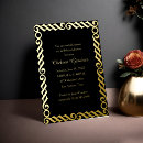 Search for black gold and silver invitations Sophisticated