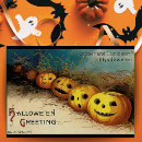 Search for vintage halloween cards Jack o lantern