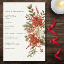Search for poinsettia invitations Elegant