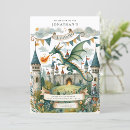 Search for knight birthday invitations Dragon