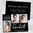Search for 3 photo graduation invitations Stylish