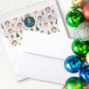 Search for christmas envelope liners Holly