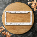 Search for floral license plate frames Modern