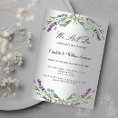 Search for purple vow renewal invitations Silver