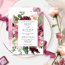 Search for dusty pink wedding invitations Watercolor