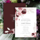 Search for burgundy and blush invitations Rustic