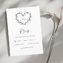 Search for number of guests rsvp cards Calligraphy script