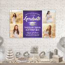 Search for purple and silver banners Congratulations graduate