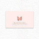 Search for butterfly business cards blush pink