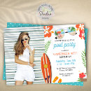 Search for retro pool party invitations Tropical