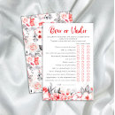 Search for over under bridal shower games Botanical