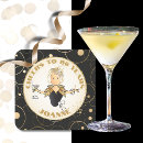 Search for 80th birthday coasters Black and gold