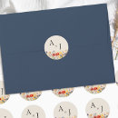 Search for floral wedding stickers Wildflower
