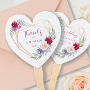 Search for heart wedding programs Burgundy