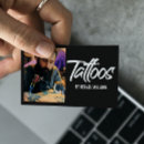Search for tattoo business cards Typography