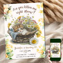 Search for flowers 9th birthday invitations Girl