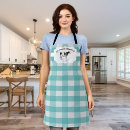 Search for teal aprons Modern typography