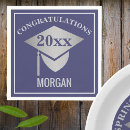 Search for blue and silver napkins Graduation