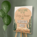 Search for cactus baby shower signs Southwestern