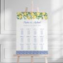 Search for lemon wedding seating charts Watercolor
