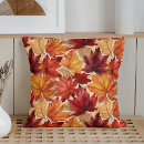 Search for fall leaves pillows Seasonal