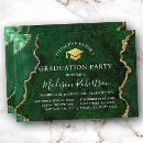 Search for green marble invitations Graduate