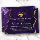 Search for purple and gold invitations College