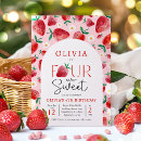 Search for four ever sweet Strawberry 4th birthday