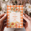 Search for sweet as a peach baby shower invitations Summer