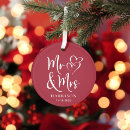 Search for monogram ornaments Just married