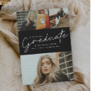 Search for university graduation invitations Black and white