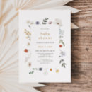 Search for wildflower baby shower invitations Baby in bloom