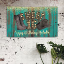 Search for rustic birthday banners Cowgirl