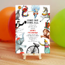 Search for circus birthday invitations Kids